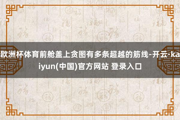 欧洲杯体育前舱盖上贪图有多条超越的筋线-开云·kaiyun(中国)官方网站 登录入口